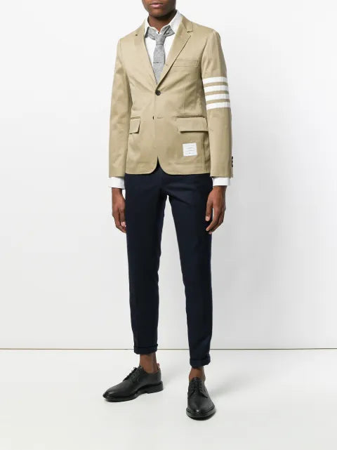 Thom Browne cotton twill 4-Bar unconstructed sportcoat