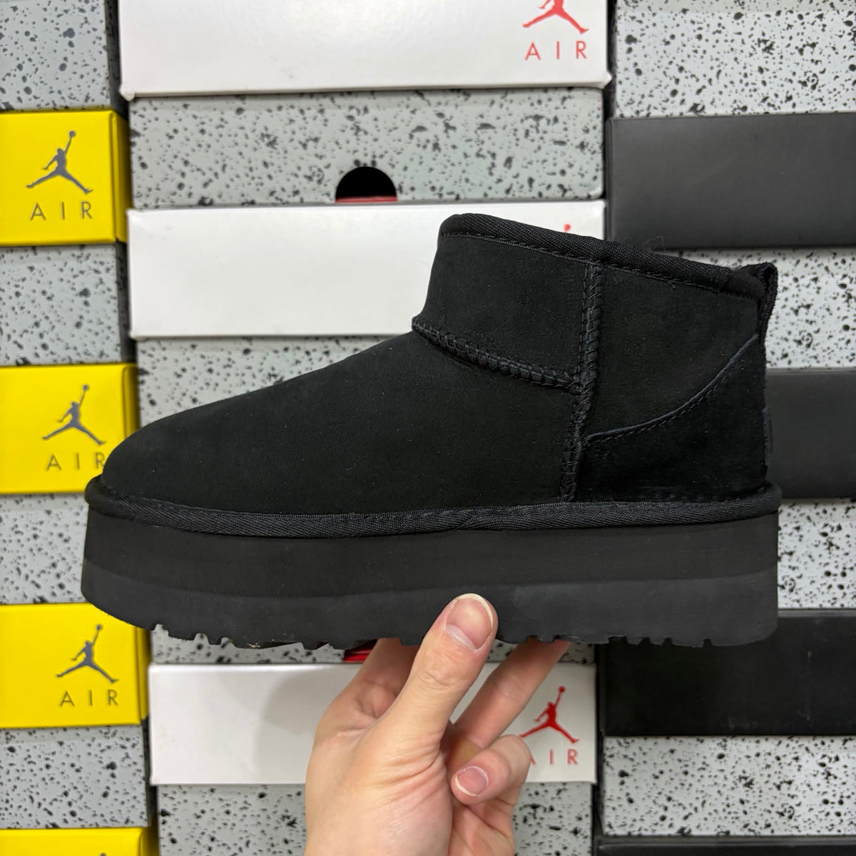 UGG Snow Boots 3cm Slippers 5092 | Black | Sizes 35-40