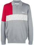 Palace colour-block zipped jumper