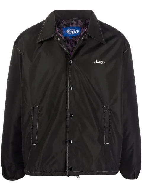 Awake NY embroidered-logo long-sleeve jacket