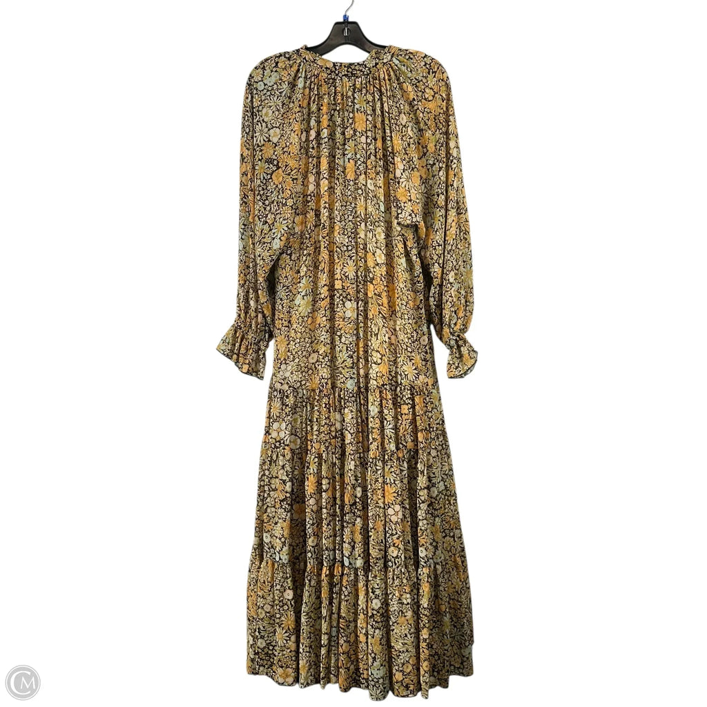 Dress Casual Maxi By Free People In Floral Print, Size: Xs