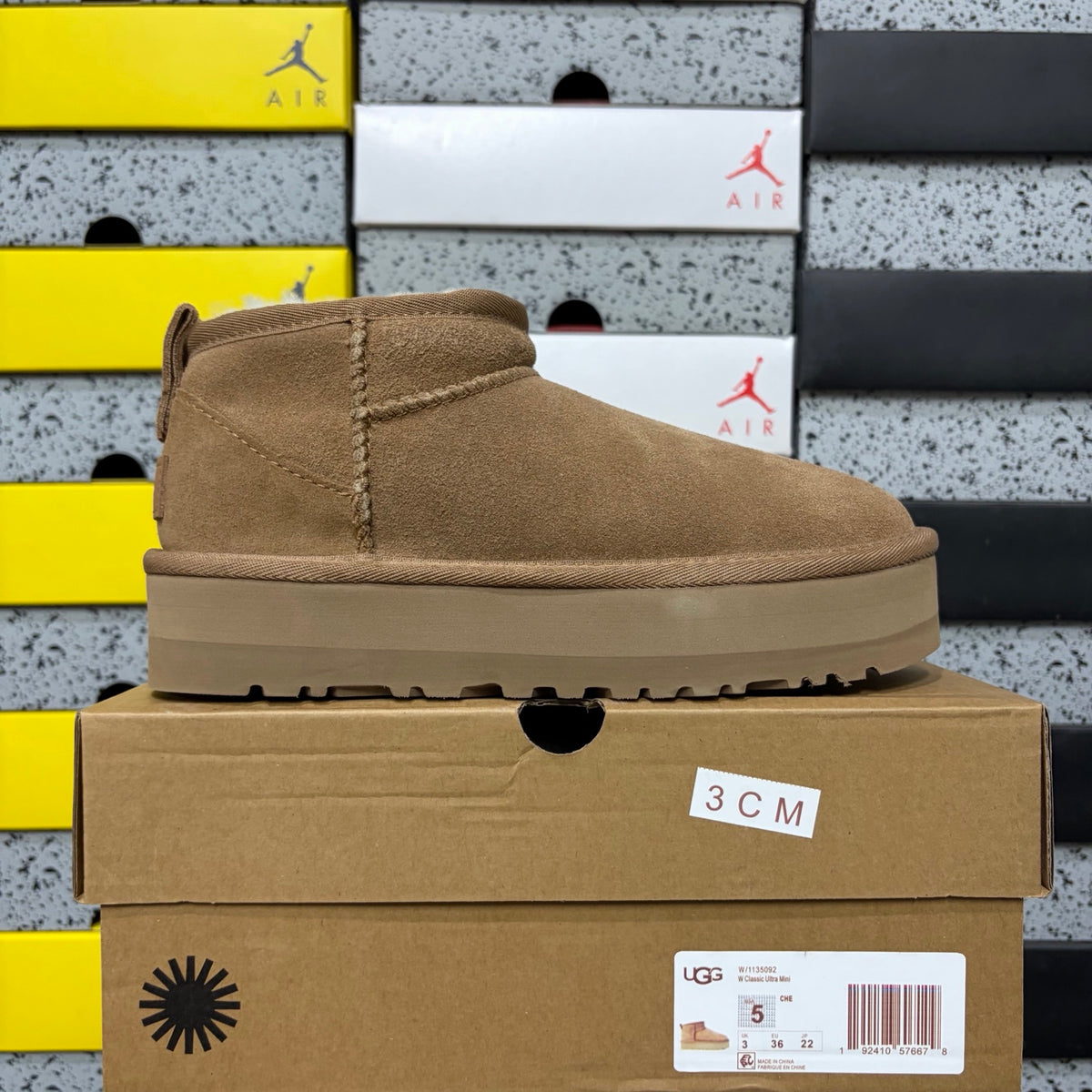 UGG Snow Boots 3cm Slippers 5092 | Chestnut | Sizes 35-40