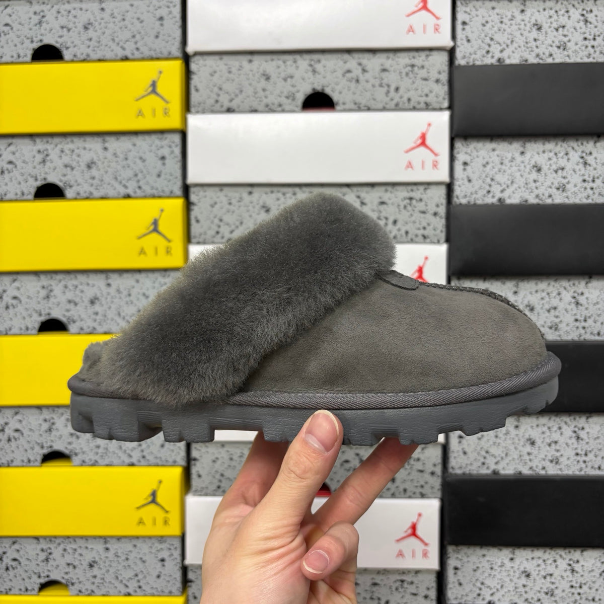 UGG Fluff Star Slide 5125 | Grey | EU Sizes 35–40