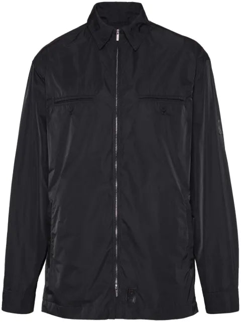 Ferragamo Gancini-plaque hooded jacket