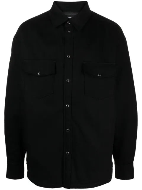 Purple Brand padded twill shirt jacket