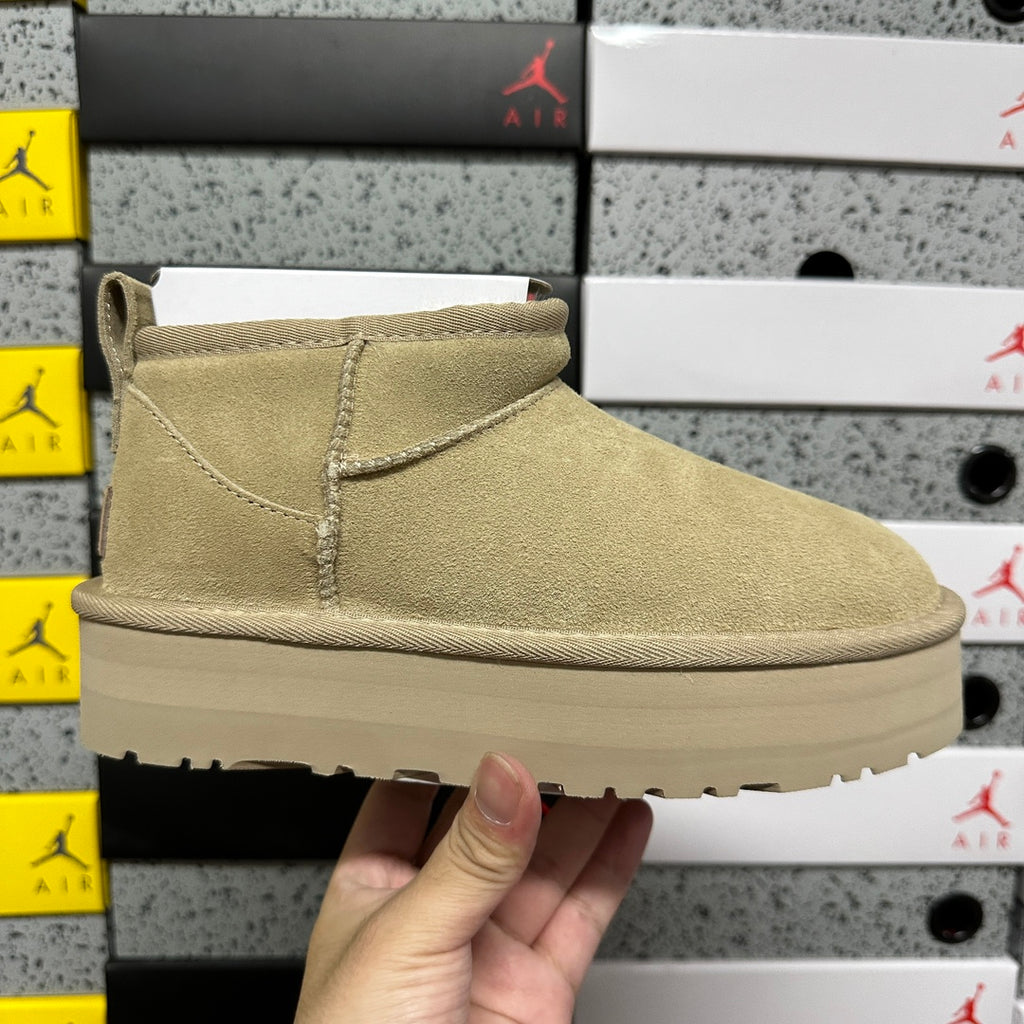 UGG Snow Boots 3cm Slippers 5092 | Mustard Yellow | Sizes 35-40