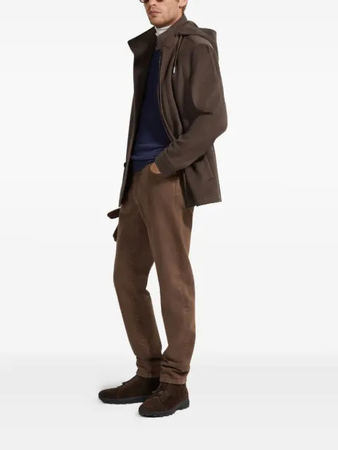 Zegna Oasi cashmere hooded jacket