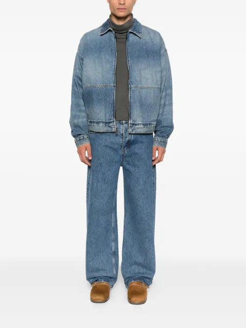 FEAR OF GOD ESSENTIALS zip-front denim jacket