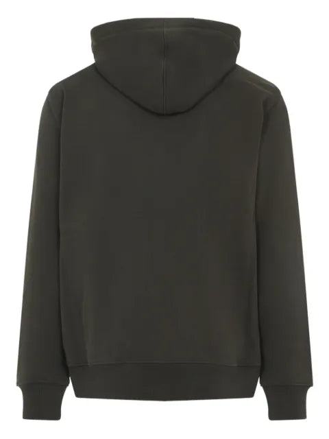 Givenchy zipped hoodie in fleece with stamp print