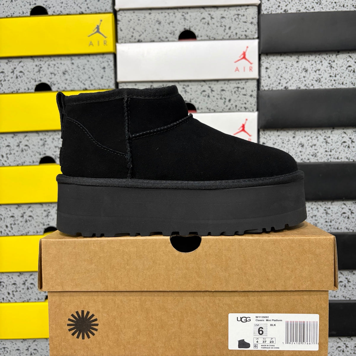 UGG Snow Boots 5cm Slippers 5092 | Black | Sizes 35-40