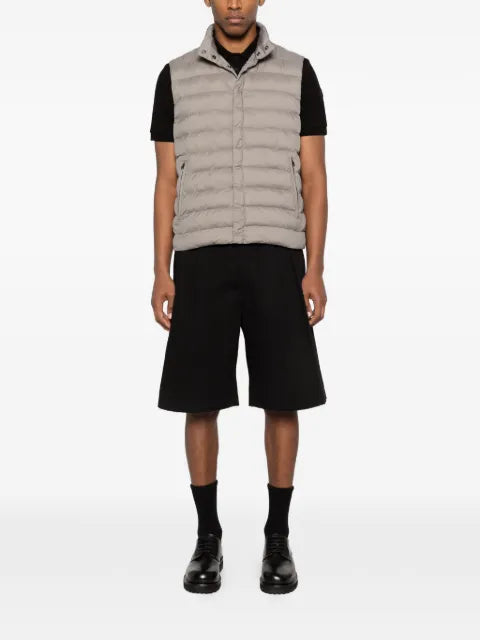 Herno zip sleeveless jacket