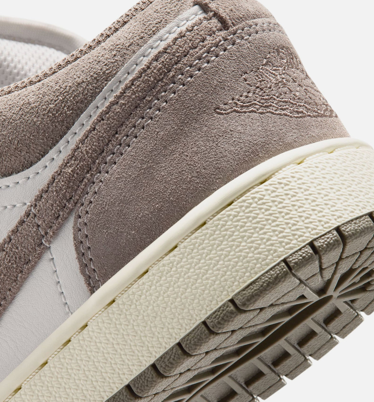 Air Jordan 1 Low Big Kids' Lifestyle Shoes - Olive Grey/Enigma Stone/Summit White