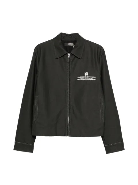 AMIRI logo-print overshirt