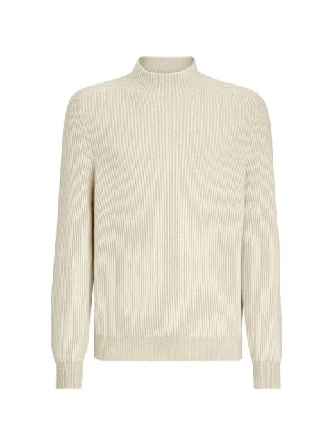 Brunello Cucinelli cashmere English-rib turtleneck sweater
