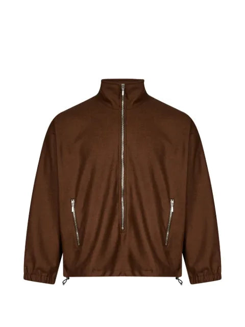 Song For The Mute half-zip drawstring-hem pullover jacket
