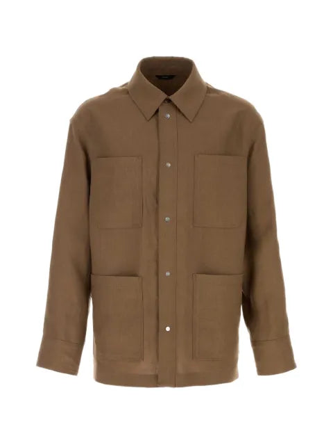 FENDI Go-To logo-embroidered jacket