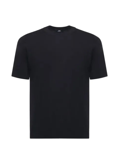 ALPHA STUDIO crew-neck short-sleeve sweater