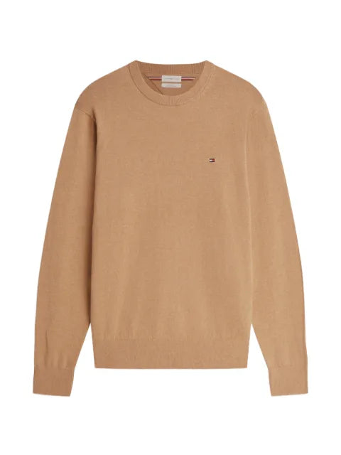 Tommy Hilfiger logo-embroidered crew-neck sweater