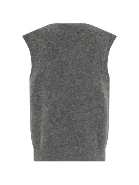 AMI Paris sleeveless V-neck sweater