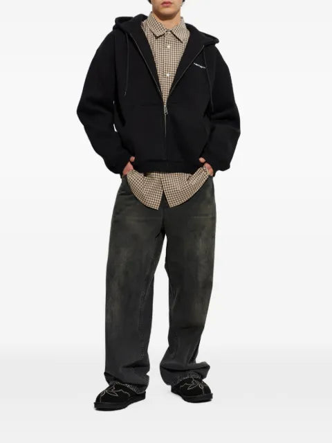 Carhartt WIP Ebbert logo-embroidered zip-up hoodie