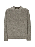 ANERKJENDT basket-weave flecked sweater