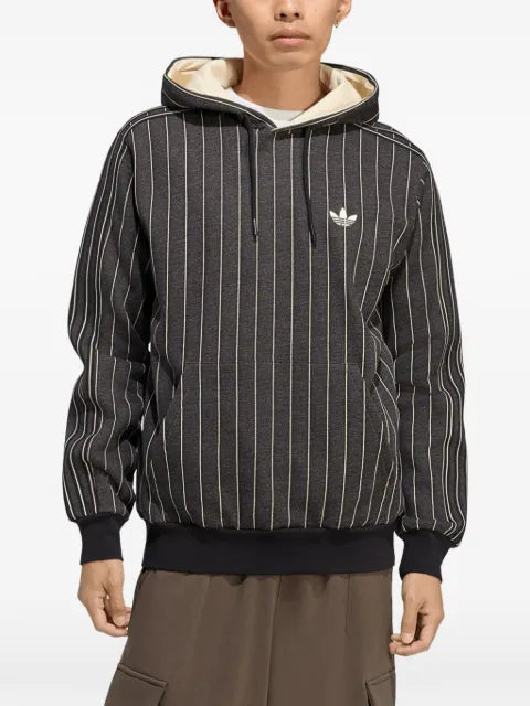 adidas pinstripe-pattern hoodie