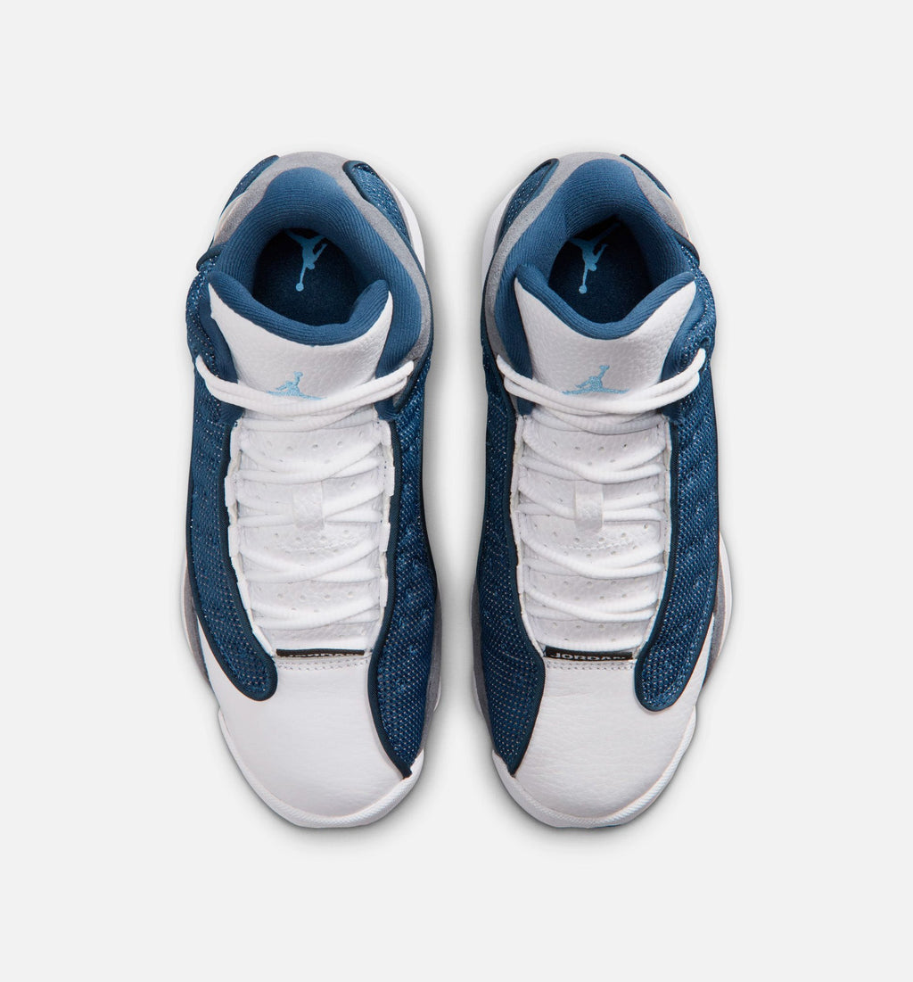 Air Jordan 13 Retro Navy and Flint Grey GS Sneakers