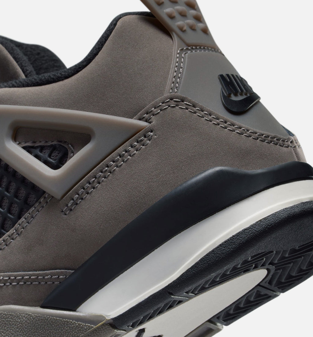 Air Jordan 4 Retro Preschool Lifestyle Shoe - Cave Stone/Black/Moon Dust