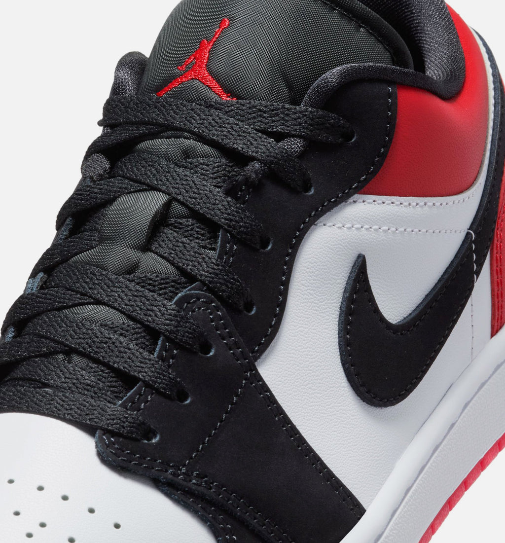Air Jordan 1 Low SE Men's Lifestyle Shoes - White Varsity Red Black