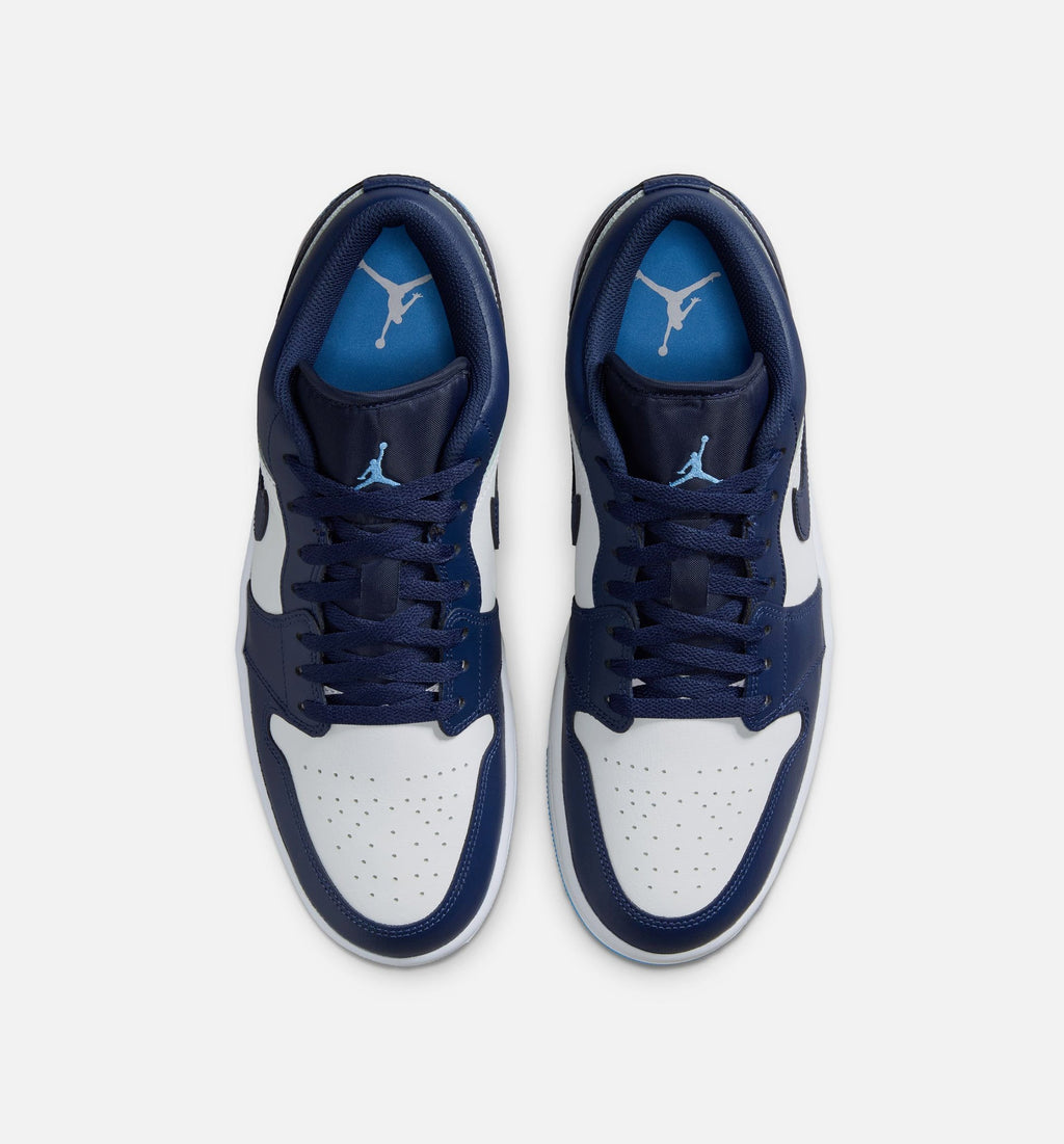Air Jordan 1 Low Men's Sneakers | Midnight Navy/University Blue/White