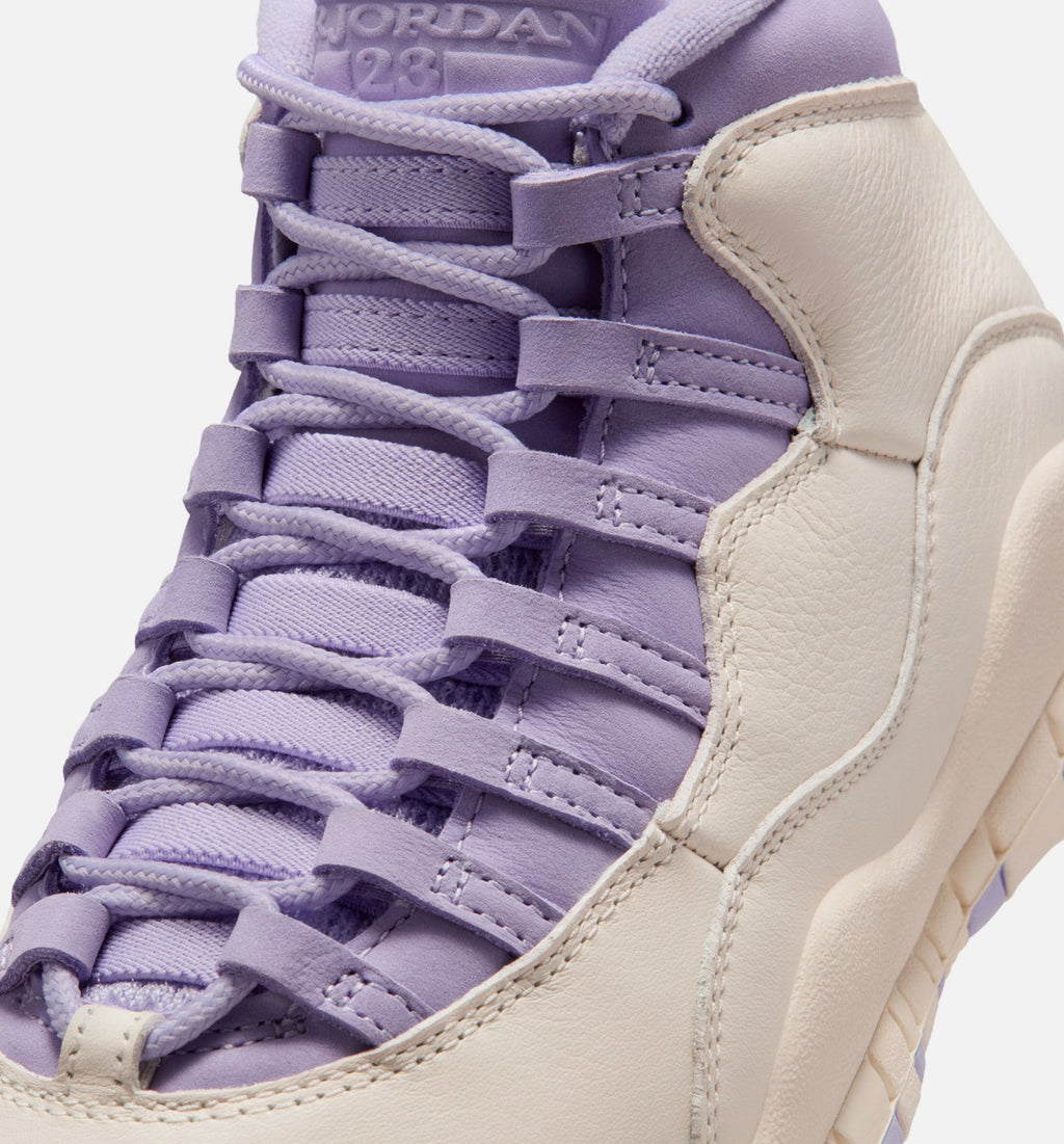 Air Jordan 10 Retro Hydrangeas Women's – Chalk/Hydrangeas/Wild Grape