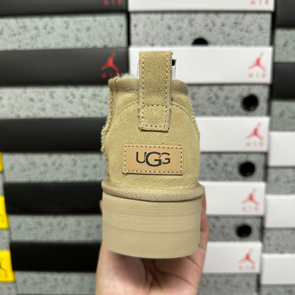 UGG Snow Boots 3cm Slippers 5092 | Mustard Yellow | Sizes 35-40