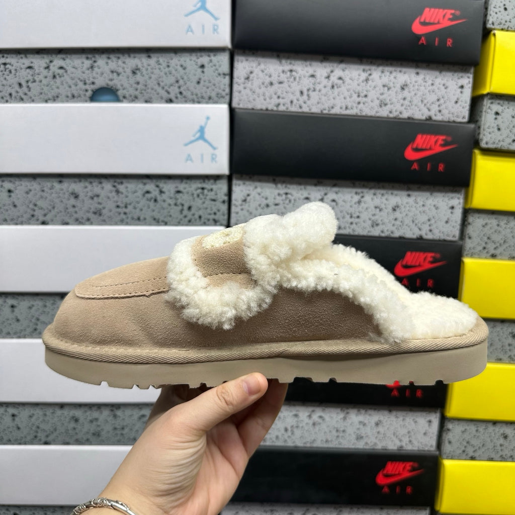 UGG Embroidered Half Slipper 5095 | Khaki | EU Sizes 35–40