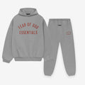 Essentials Heavy Hoodie & Pants Set Gray