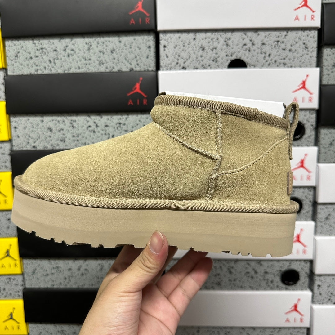UGG Snow Boots 3cm Slippers 5092 | Mustard Yellow | Sizes 35-40