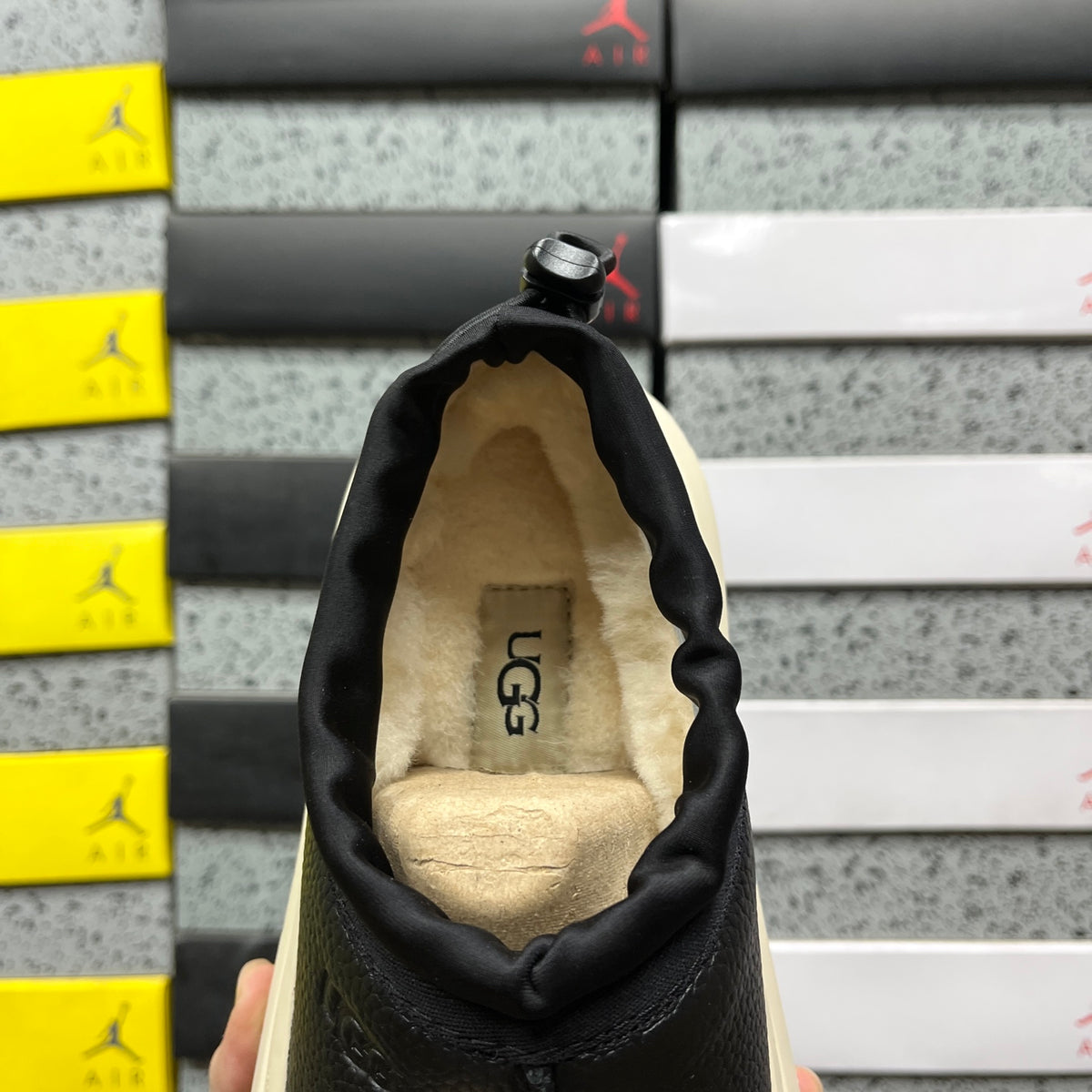 UGG Snow Boots Style 1158351 | Black Leather | EU Sizes 35–45