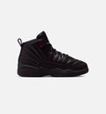 Air Jordan 12 Retro Bloodline Preschool Lifestyle Shoes - Black/Varsity Red