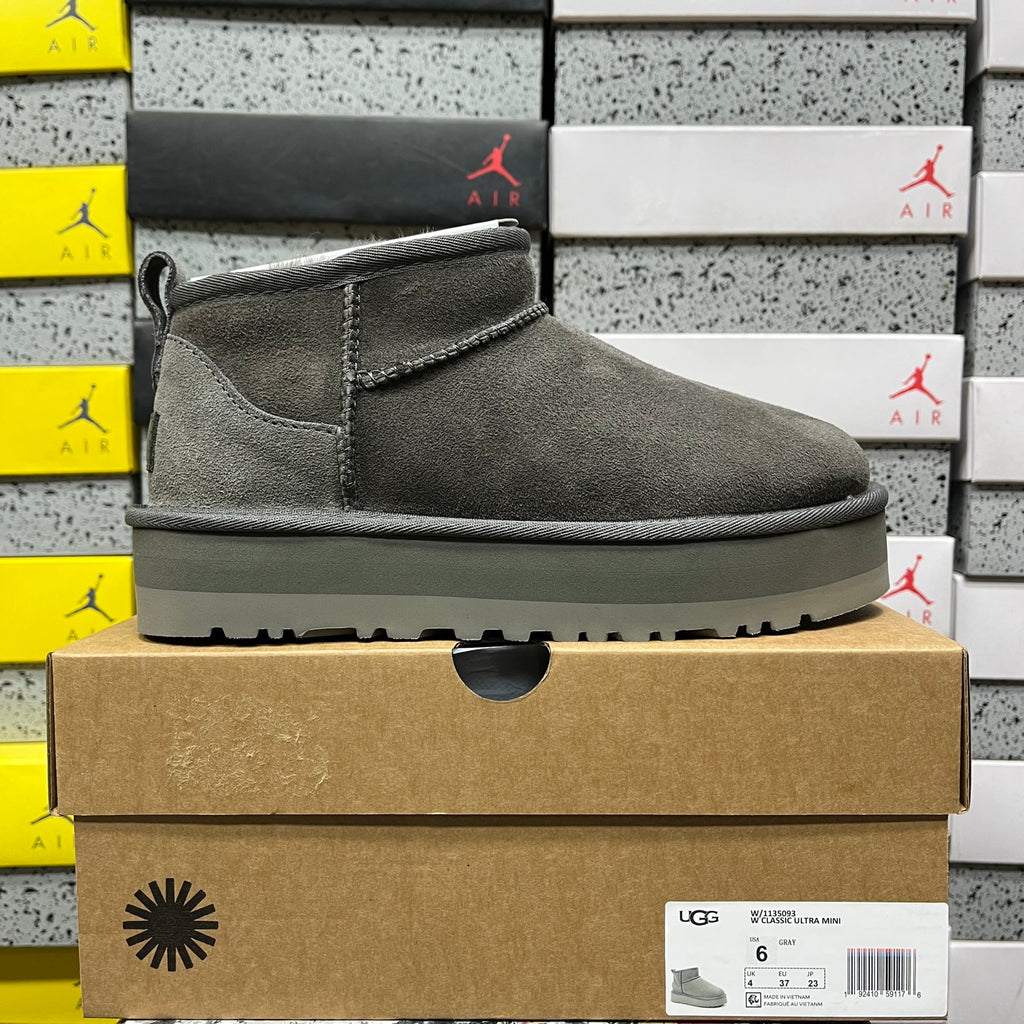 UGG Snow Boots Style 1135093 | Grey | 3cm Heel | EU Sizes 35–40