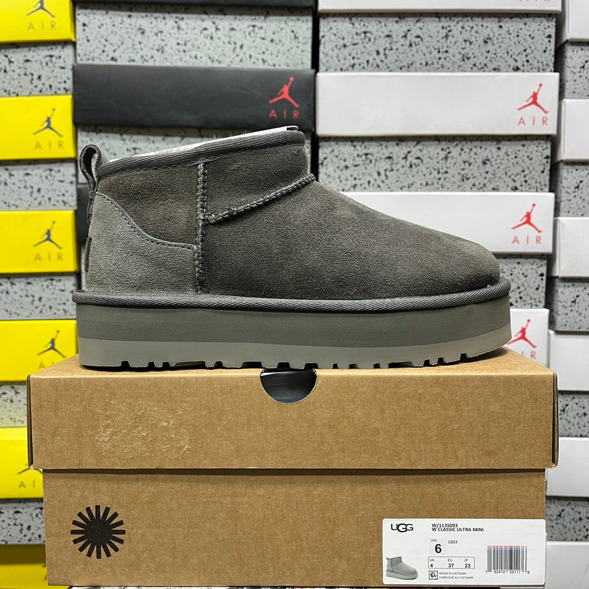 UGG Snow Boots Style 1135093 | Grey | 3cm Heel | EU Sizes 35–40