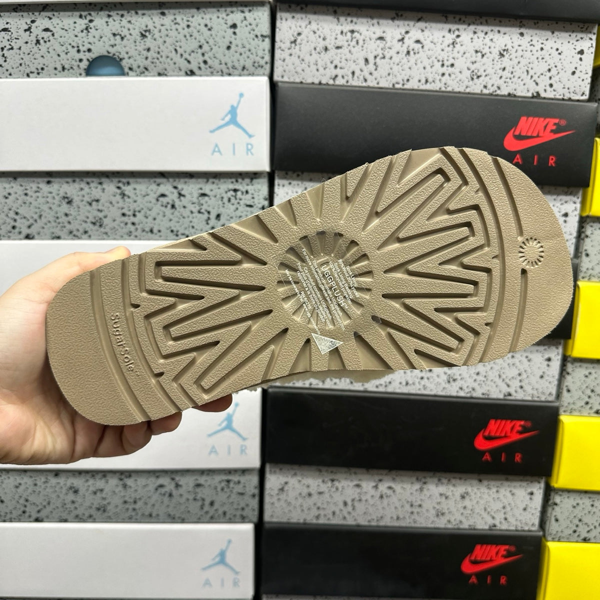 UGG Embroidered Half Slipper 5095 | Khaki | EU Sizes 35–40