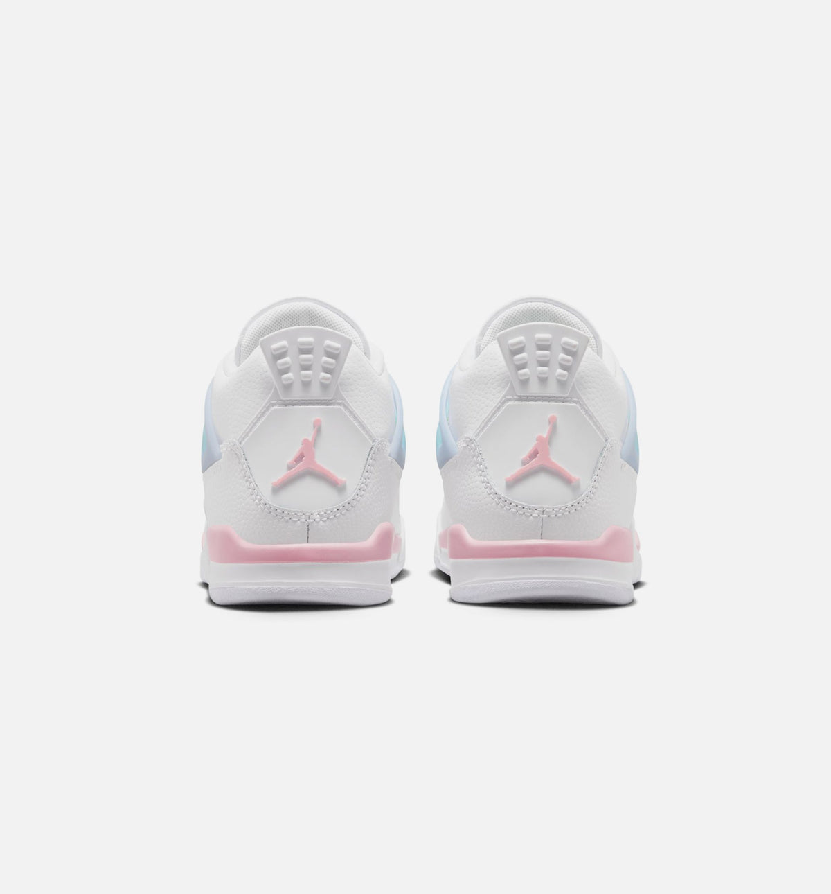 Air Jordan 4 Retro "Medium Soft Pink" Little Kids' Shoe – White/Medium Soft Pink/Half Blue