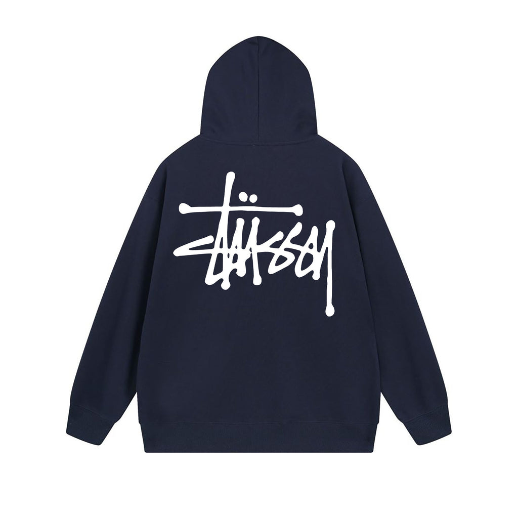 Stussy Hoodie Zip Cardigan Hooded Sweater