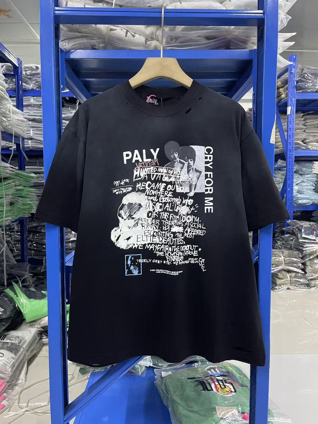 Paly Hollywood My Own Private Hollywood Graphic Crew Neck T Shirt