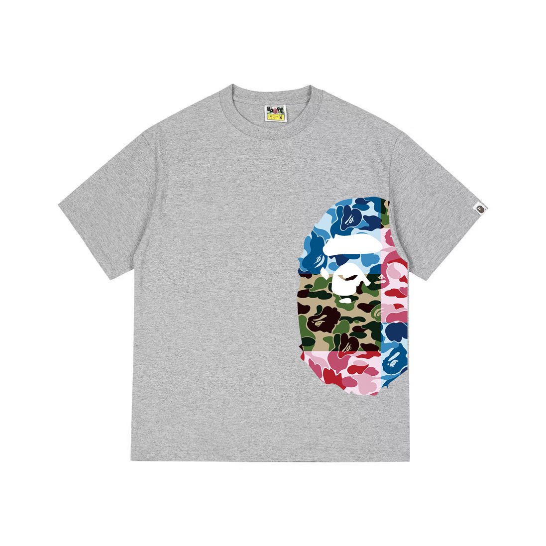 BAPE Multicolor Ape-Head Graphic T-Shirt