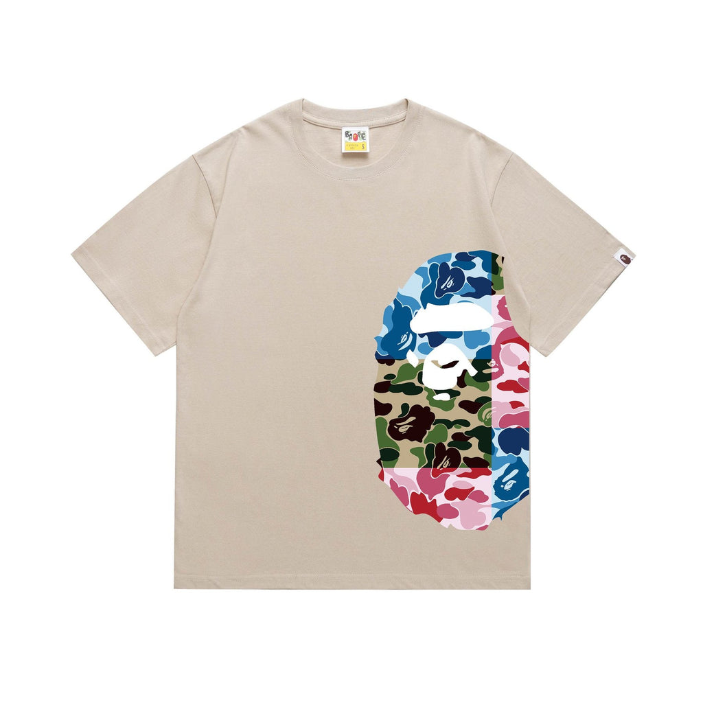 BAPE Multicolor Ape-Head Graphic T-Shirt