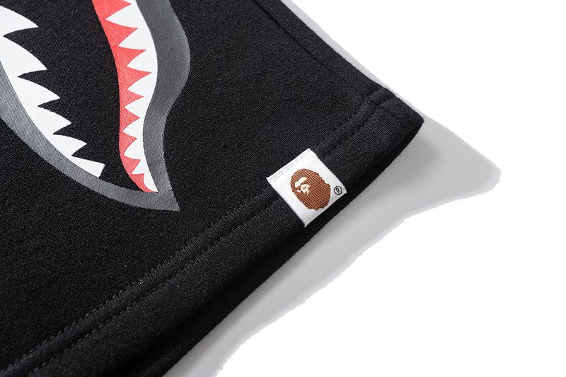 BAPE Shark Graphic Black Shorts
