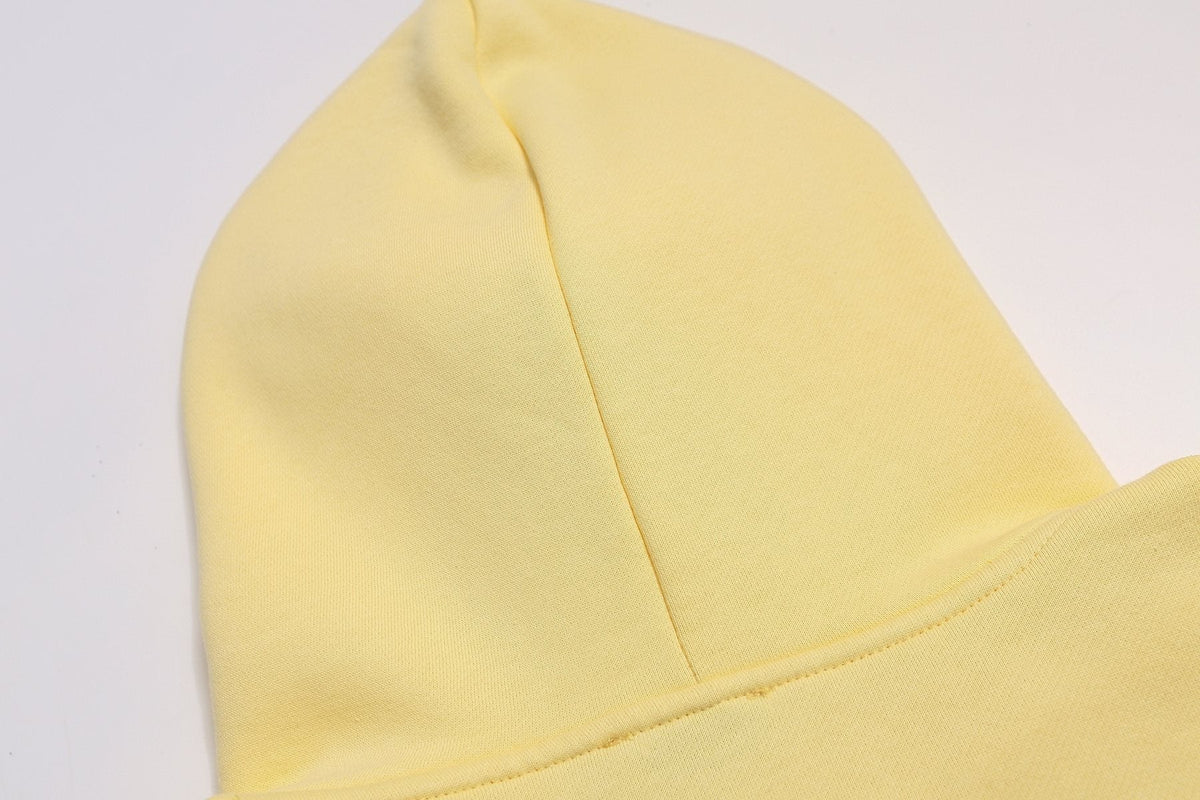 FOG Educate the Young Yellow Graphic Hoodie