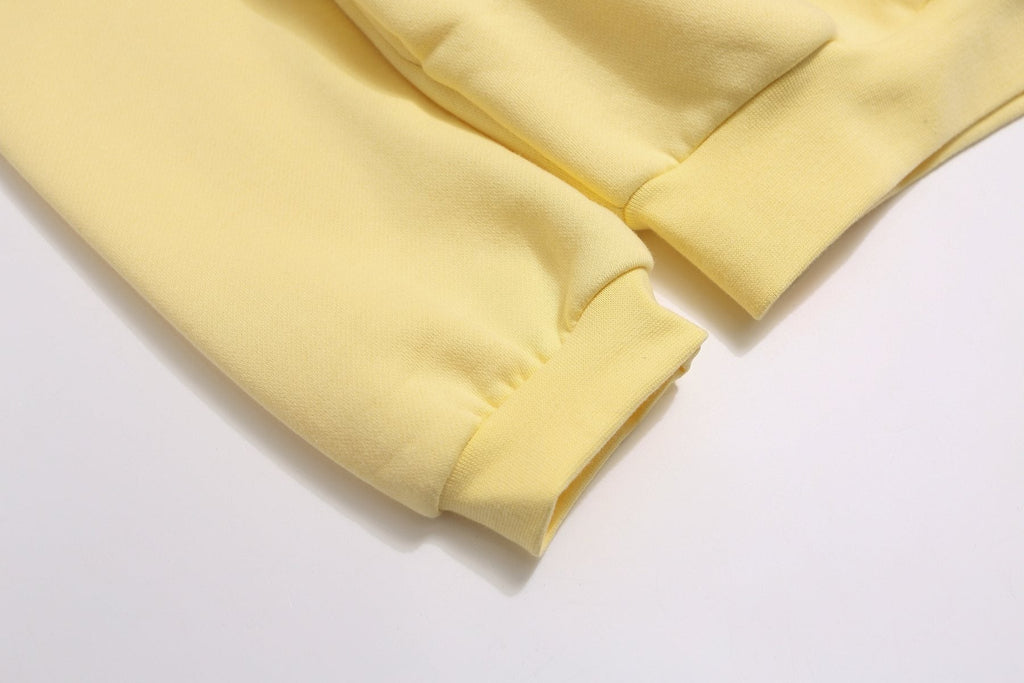 FOG Educate the Young Yellow Graphic Hoodie