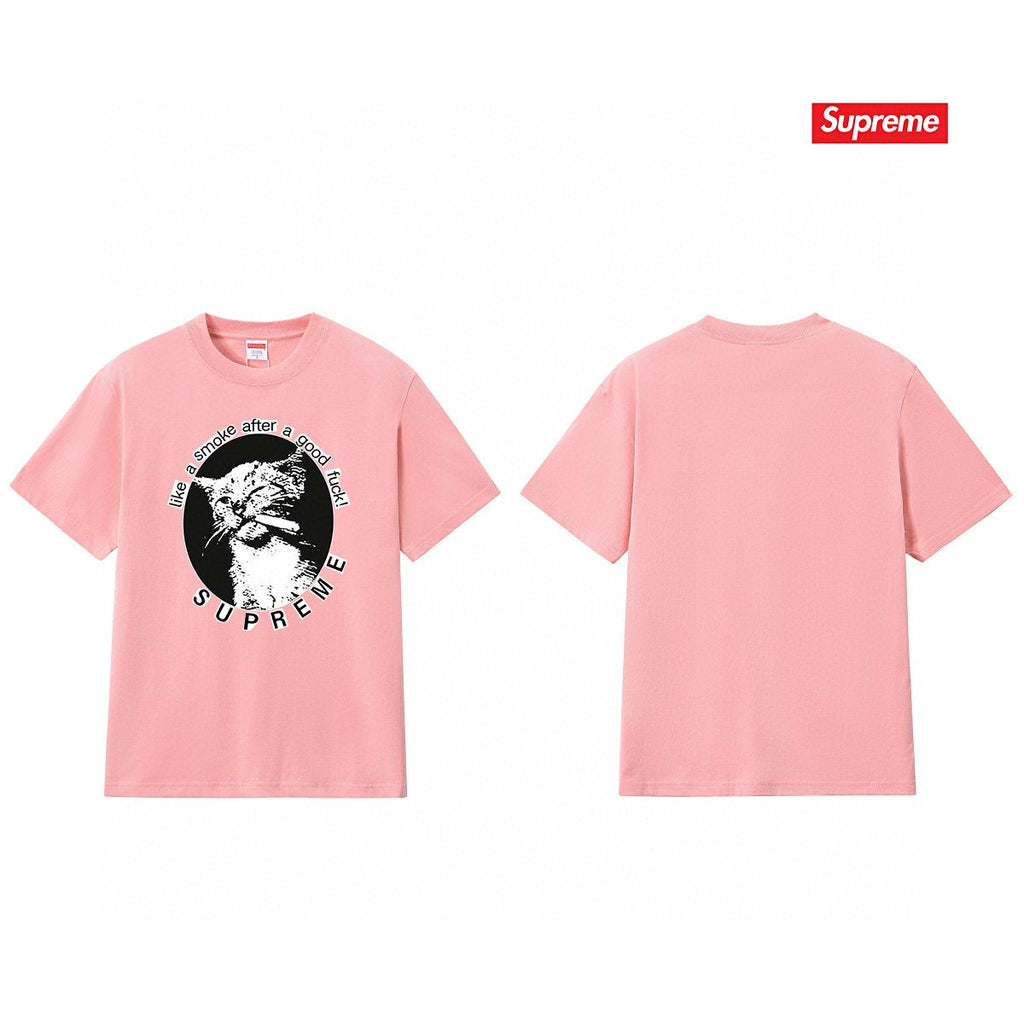 Supreme Cat Smoke Graphic T-Shirt