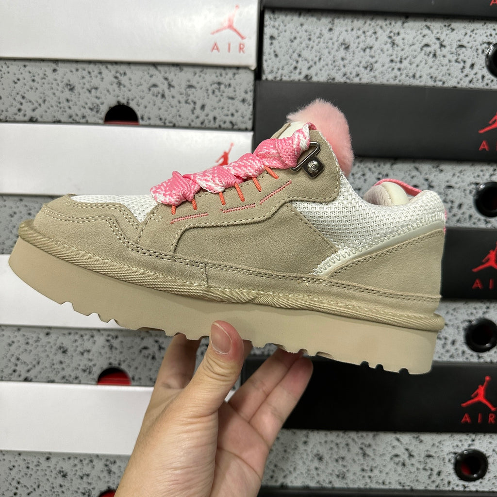 UGG Mele Low Sneaker 4032 | White Pink | EU Sizes 35–44